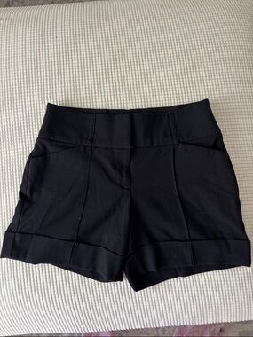 New Black Women's High-Waist Tailored Shorts size small
